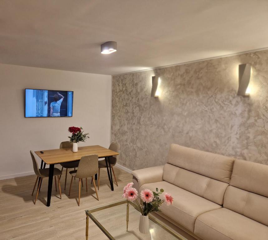 Χώρος καθιστικού στο Old Town 1 st floor, near the beach