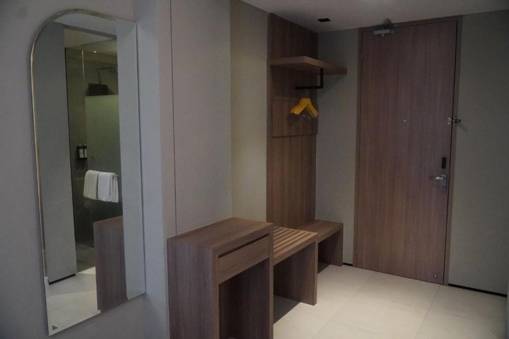 Koupelna v ubytování Posto Dormire Sudirman