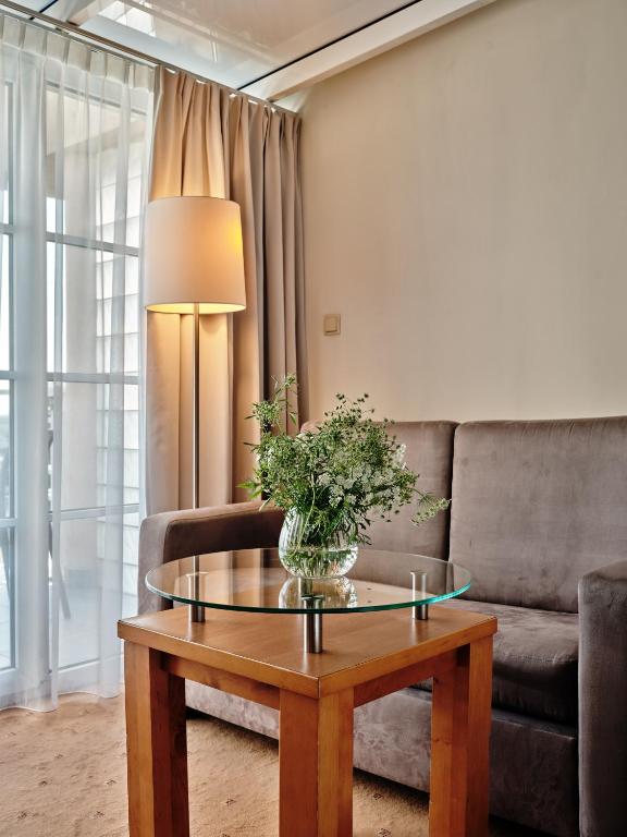 Posezení v ubytování Hotel Edison Poznań Lotnisko Ławica
