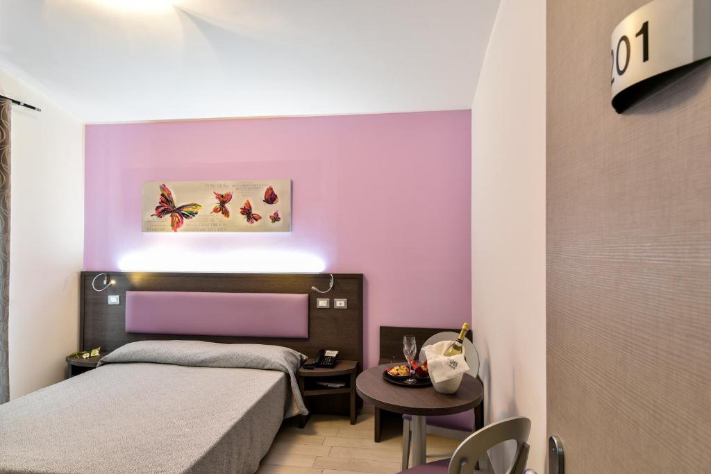 Posteľ alebo postele v izbe v ubytovaní Villa Bianca Hotel & Spa