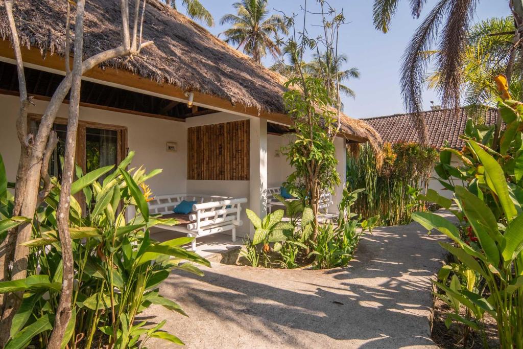 Zahrada ubytování Tiki Boutique Hotel Spa Lombok