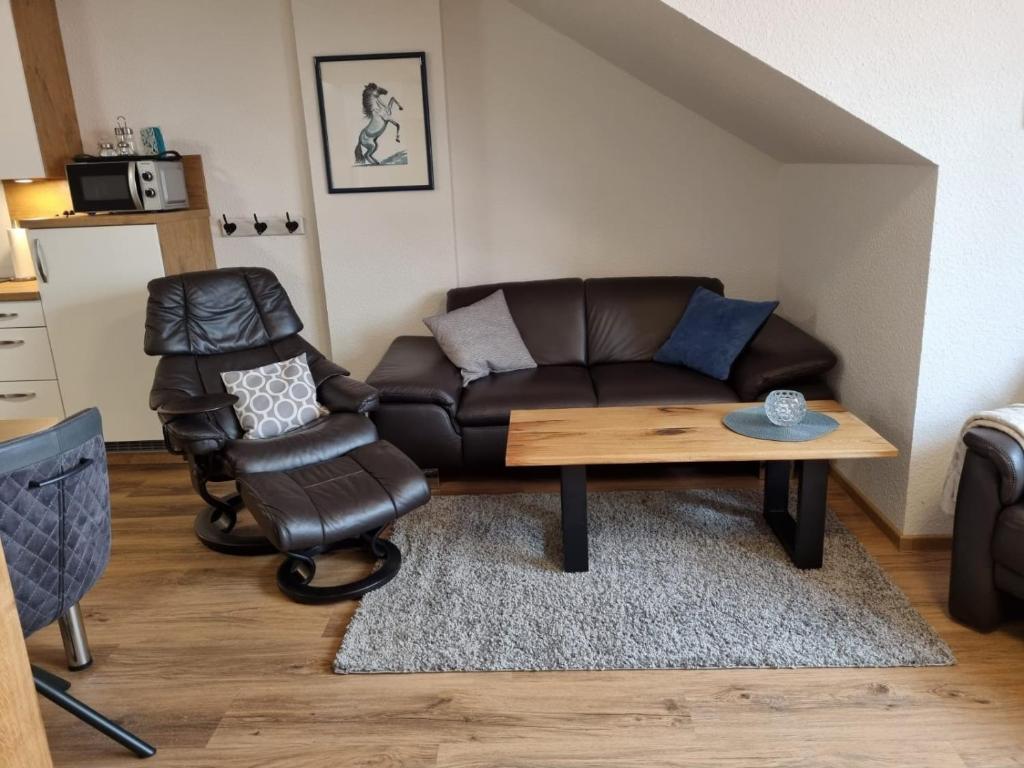 Posezení v ubytování Landhaus Westerloy