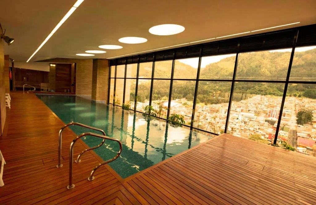 Bazén v ubytování Loft estilo Japonés nebo v jeho okolí