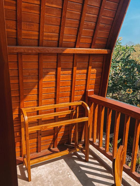 Balkón nebo terasa v ubytování Bagus Ink Surf Camp