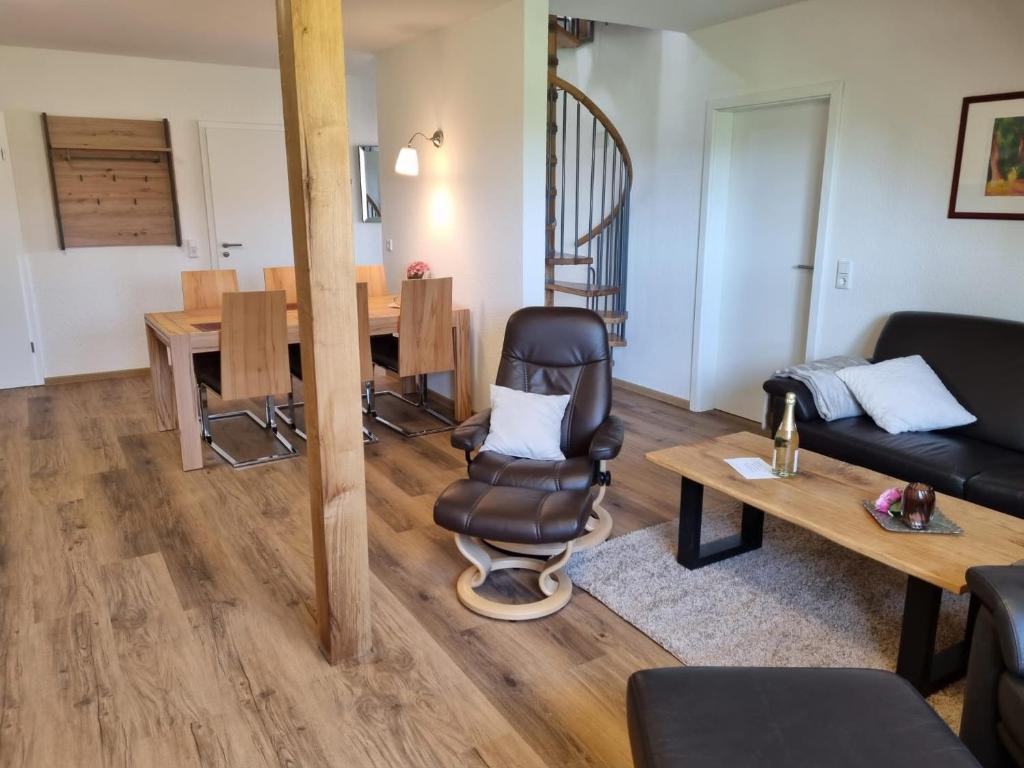 Posezení v ubytování Landhaus Westerloy