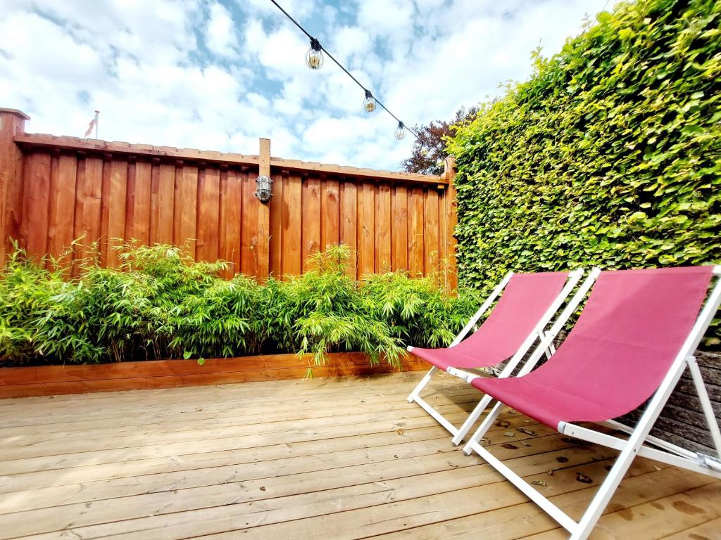 Neptun Studio-apartment with terrace.にある庭