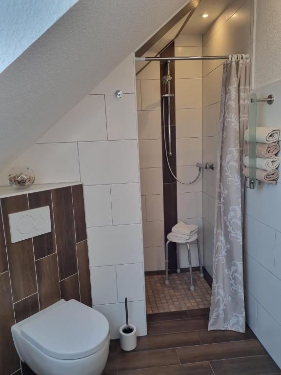 Koupelna v ubytování Landhaus Westerloy