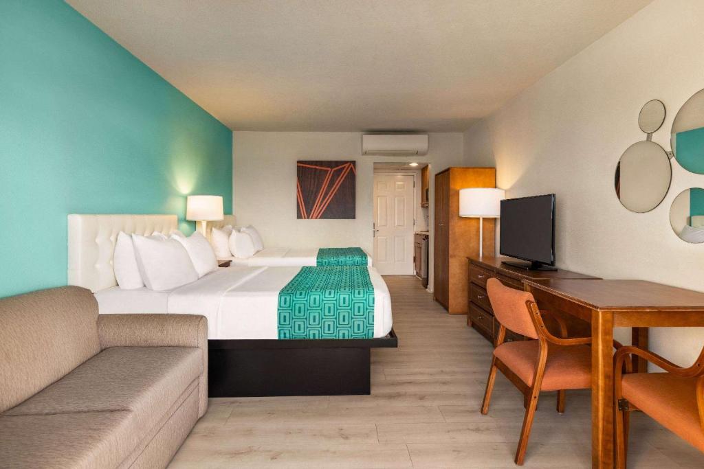 Howard Johnson by Wyndham Ocean City Oceanfront - Oceanfront No Primeiro Andar Com Duas Camas De Casal