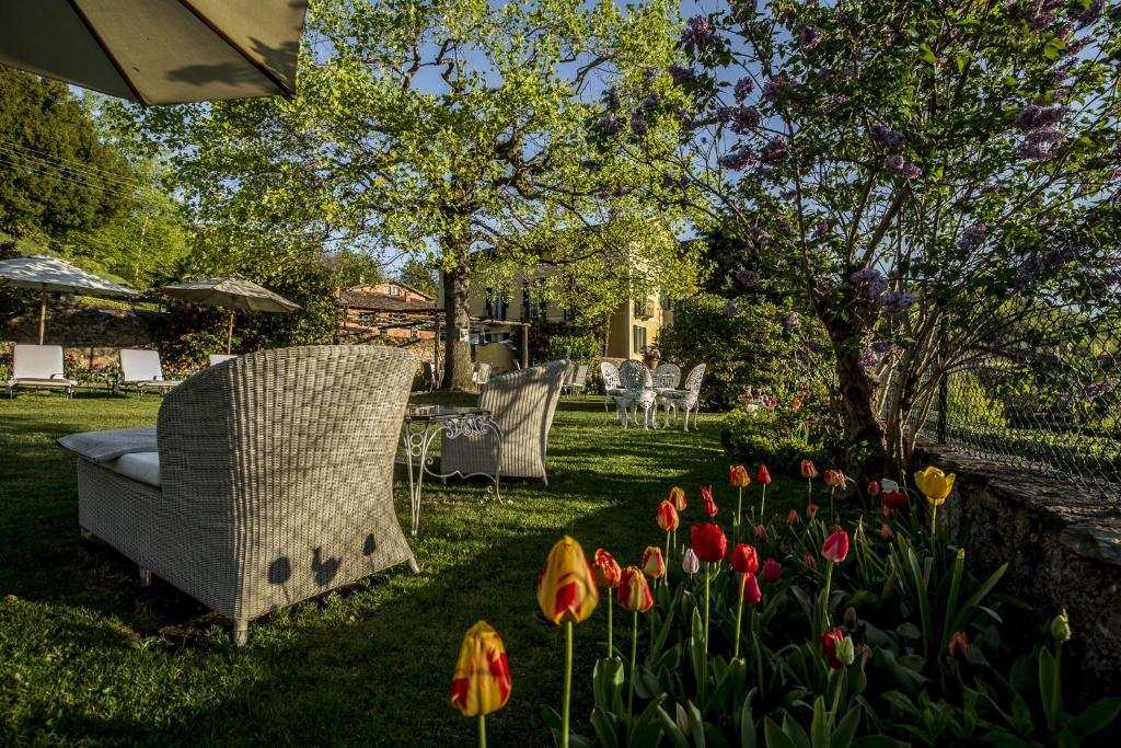 Zahrada ubytování Swiss Historic & Garten Hotel Villa Carona