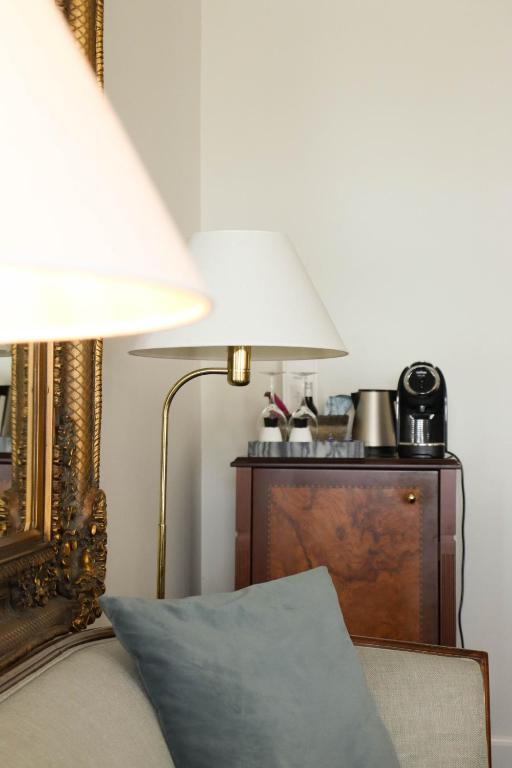Postel nebo postele na pokoji v ubytování Grand Hotel Saltsjöbaden