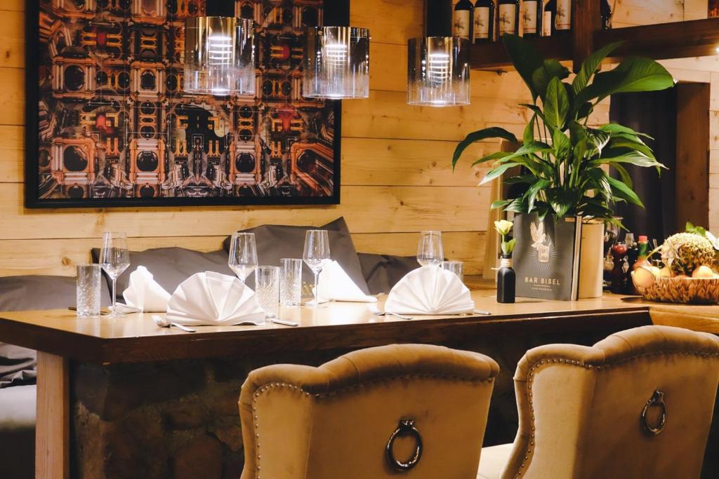 Nápoje v ubytování Wolfstein - Le Boutique Hotel