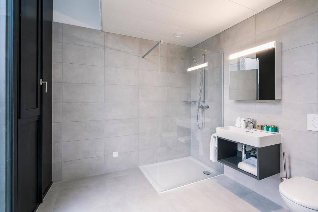 Koupelna v ubytování YParc Hôtel
