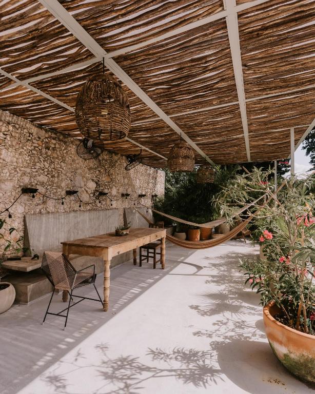 Patio nebo venkovní prostory v ubytování Casa Mezcla - Bed & Breakfast