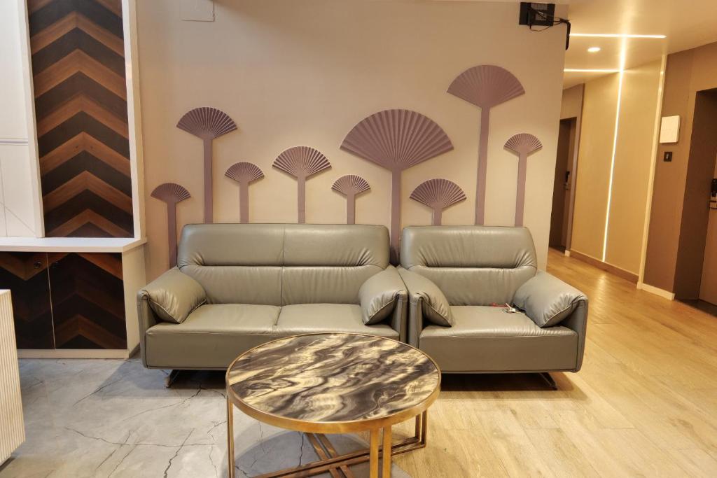 Posezení v ubytování V HOTEL