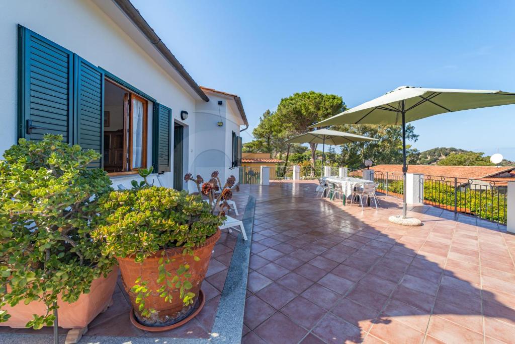 Zahrada ubytování Casa Marida tra Cotoncello e Sant'Andrea - Goelba