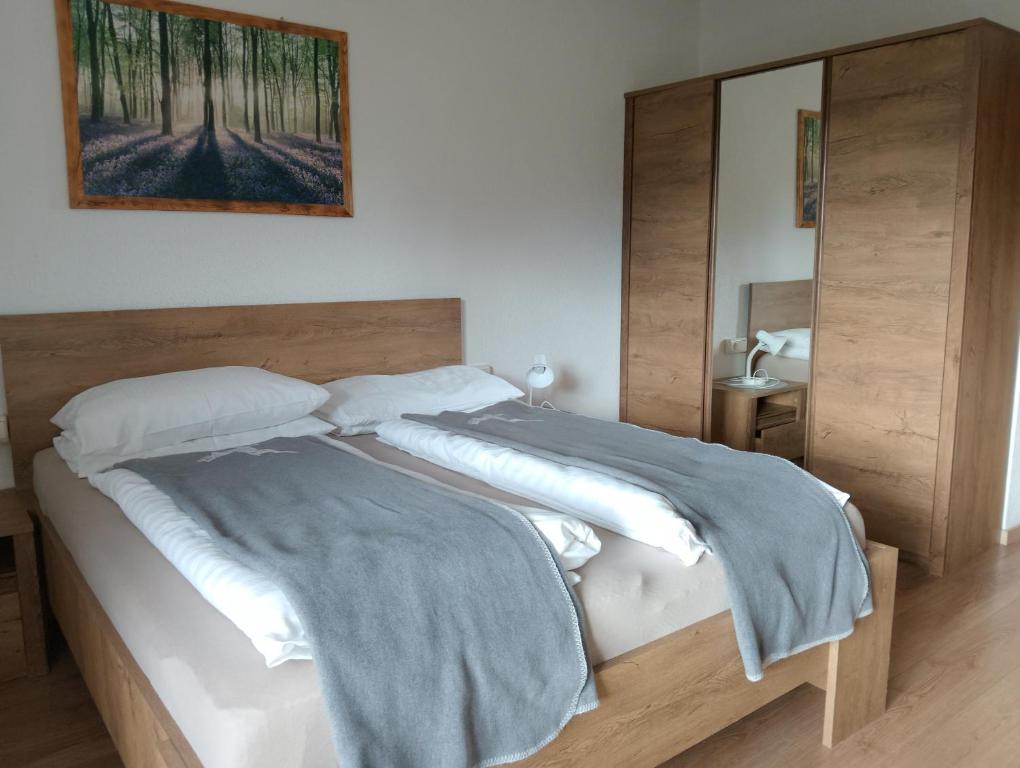 Postel nebo postele na pokoji v ubytování Garni Hattlerhof B&B