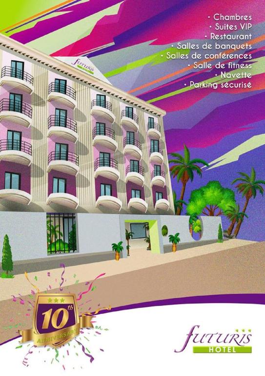 Certifikát, hodnocení, plakát nebo jiný dokument vystavený v ubytování Futuris Hotel