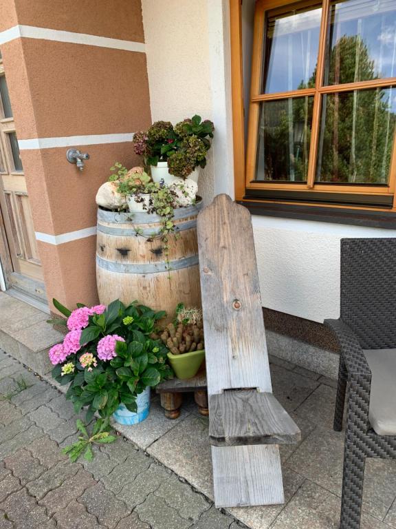 Zahrada ubytování Appartement Brandner