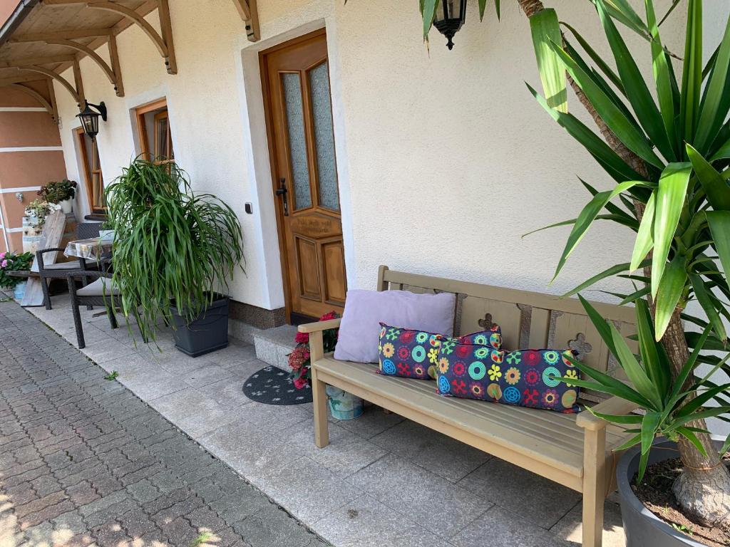Posezení v ubytování Appartement Brandner