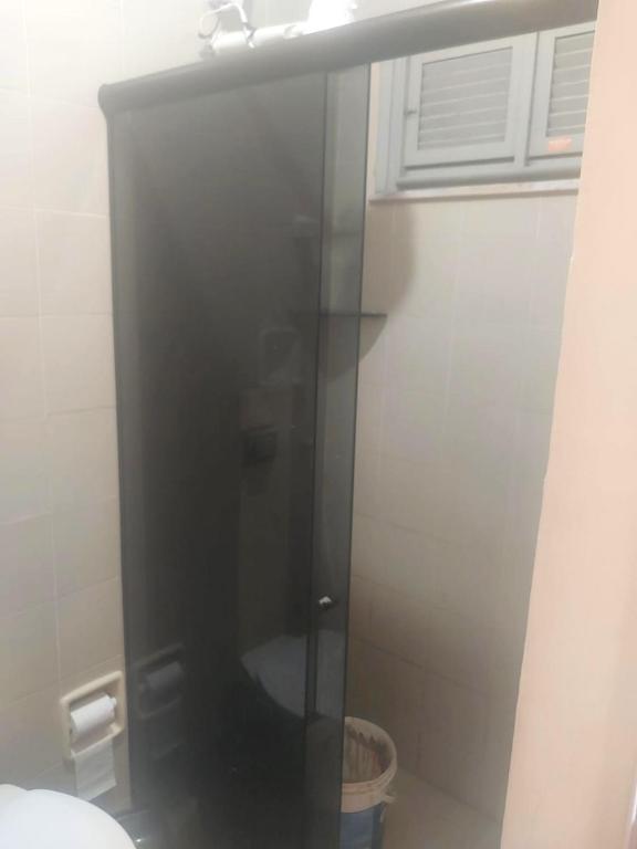 Koupelna v ubytování Pousada e Hostel Lua de Tomate