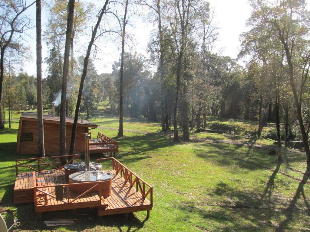 Zahrada ubytování Los Lingues Lodge