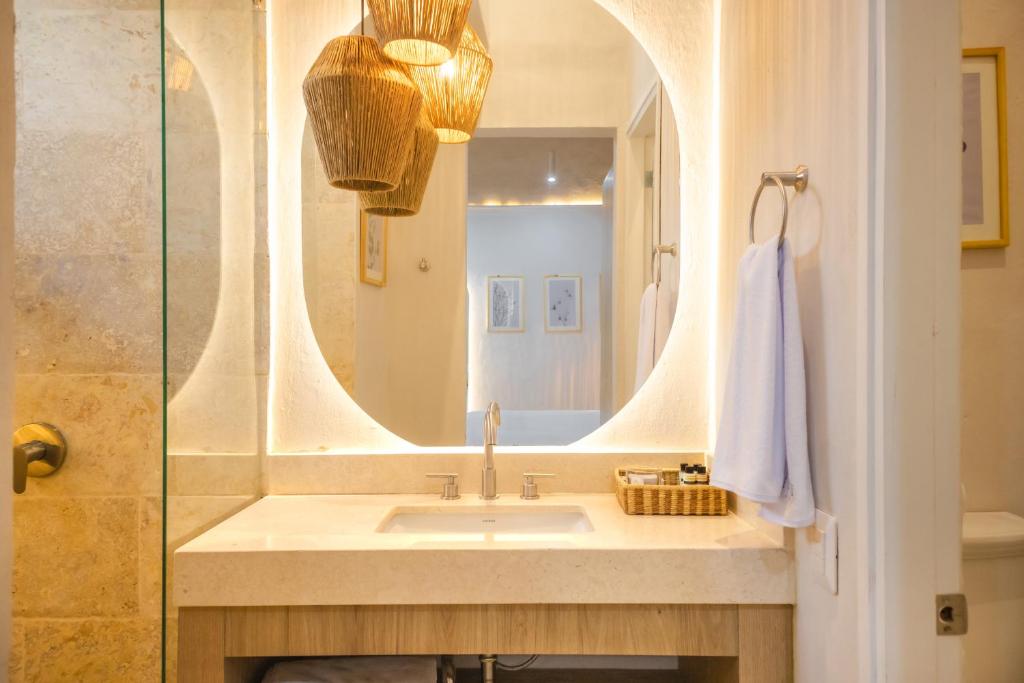 Koupelna v ubytování Hotel Casa La Mantilla by Faranda Boutique