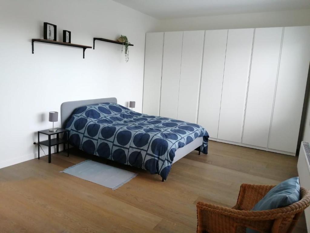 Llit o llits en una habitació de modern cosy luxury apartement