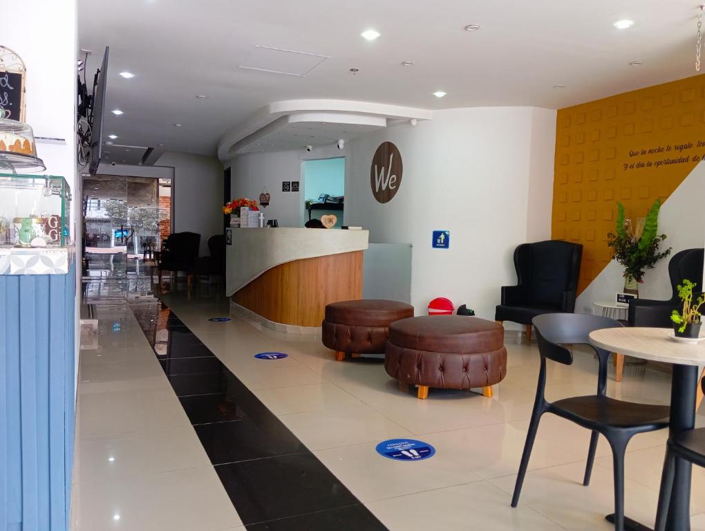 Posezení v ubytování Hotel Wess