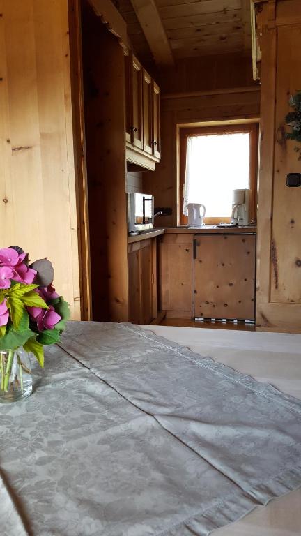Kuchyň nebo kuchyňský kout v ubytování Appartement Seebacher