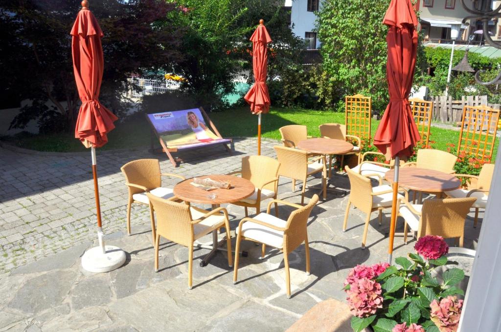 Patio nebo venkovní prostory v ubytování Pension Schmidinger