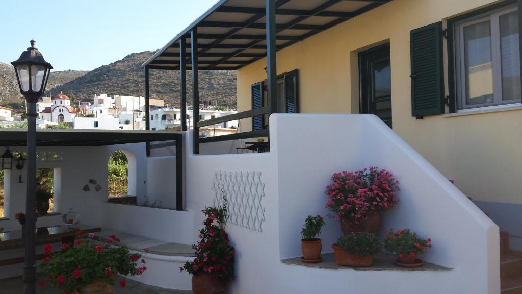 Balkon lub taras w obiekcie Sirines Apartments