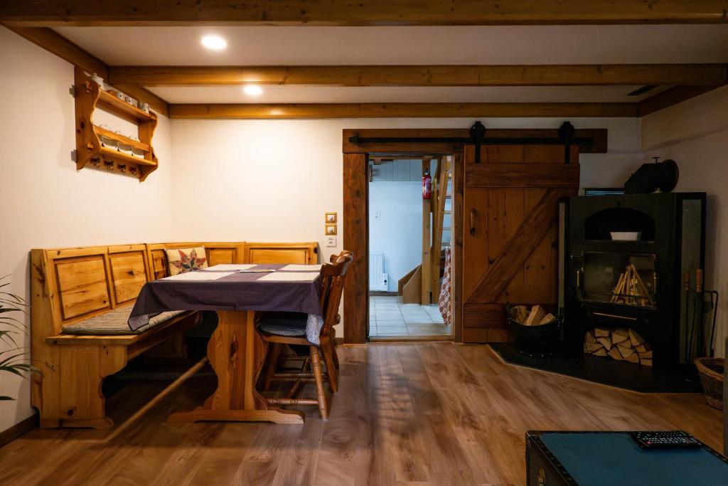 Chalet Elza客房内的一张或多张床位