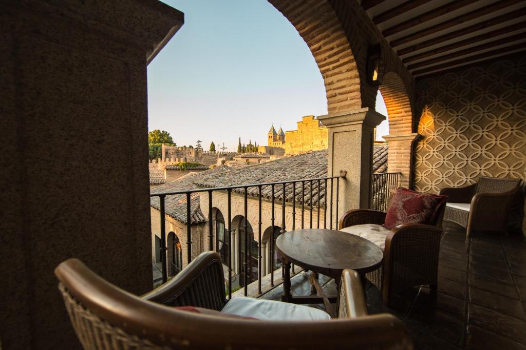 Balkón nebo terasa v ubytování Hotel Hacienda del Cardenal