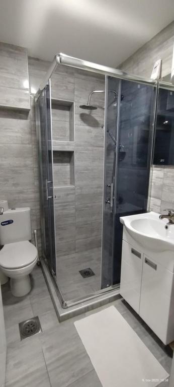 Koupelna v ubytování Soko apartments