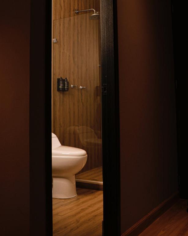 Koupelna v ubytování Hotel Blue Concept