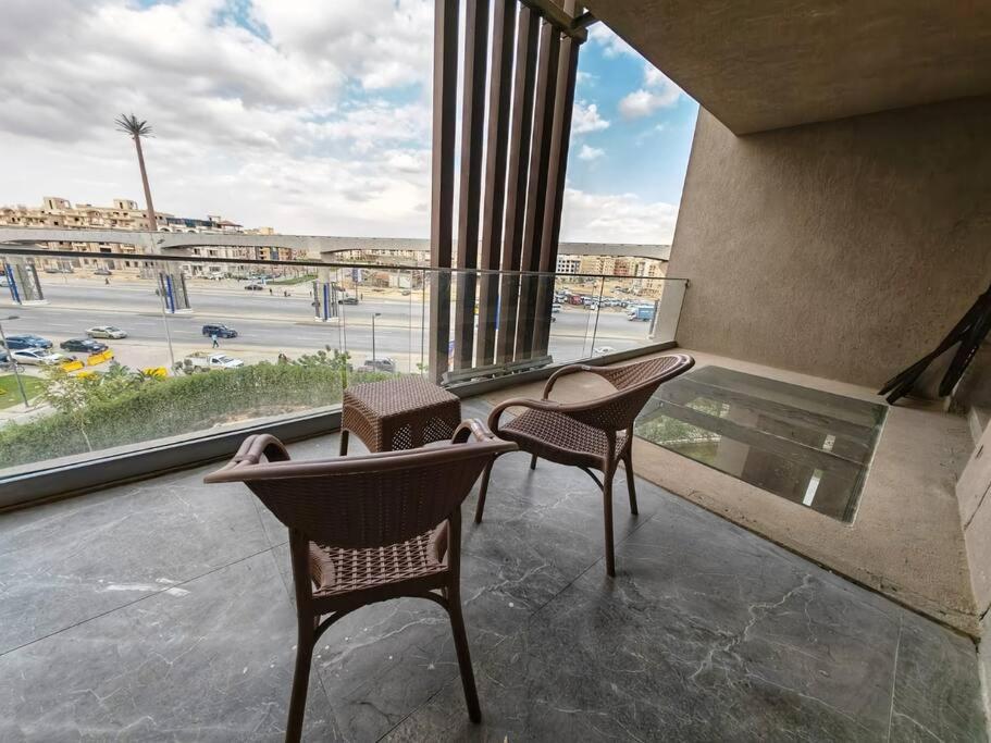Balkón nebo terasa v ubytování Super Luxury Apartment - Gated Community