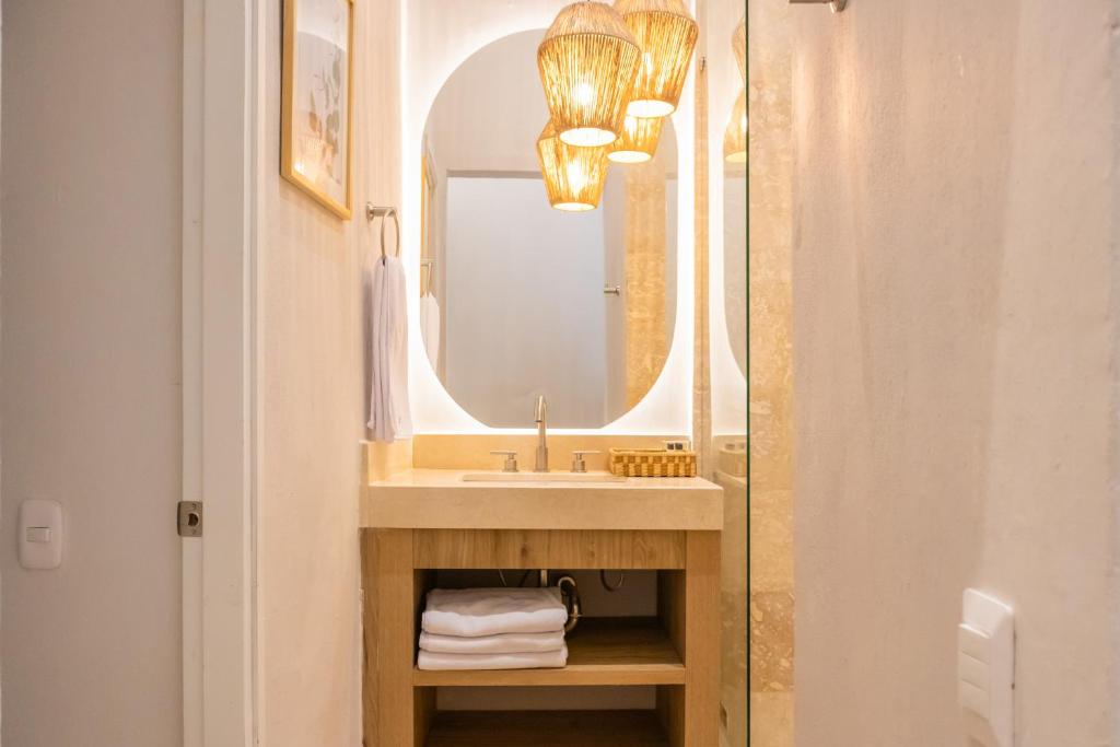Koupelna v ubytování Hotel Casa La Mantilla by Faranda Boutique