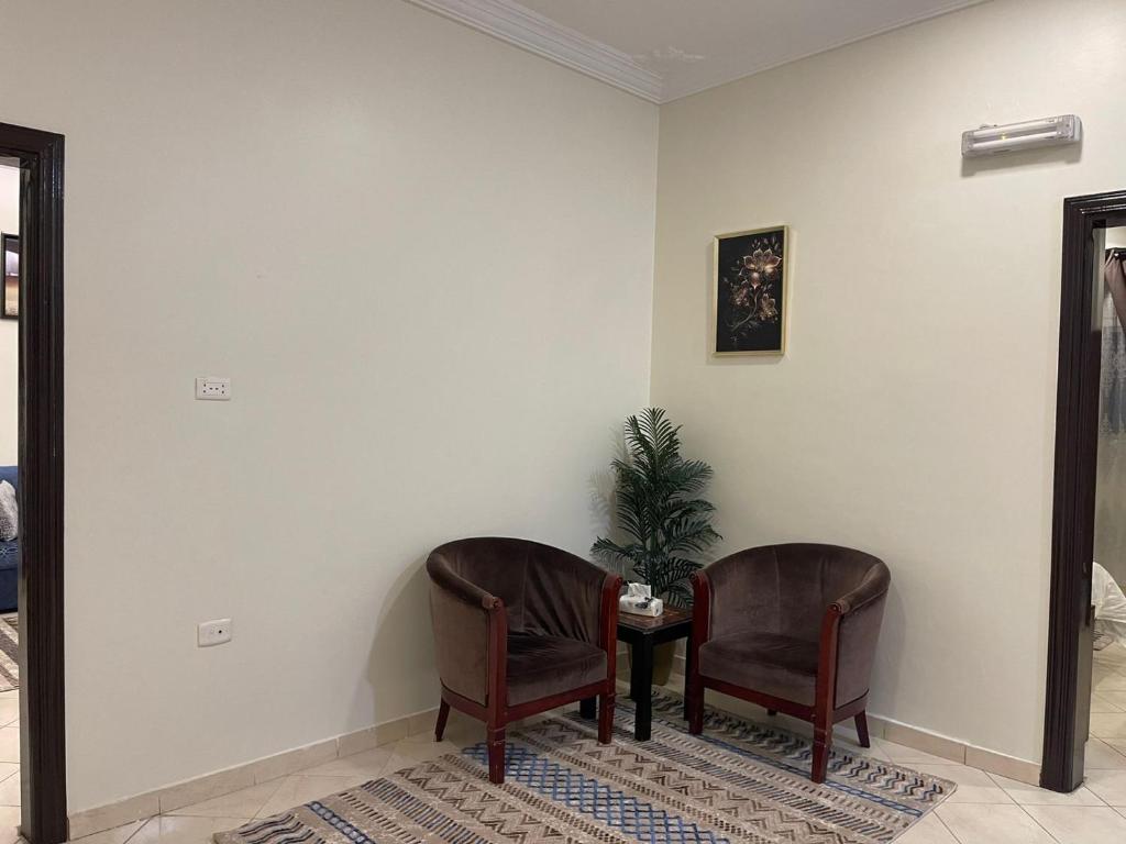 Posezení v ubytování فخامة المصيف للشقق المخدومة 2