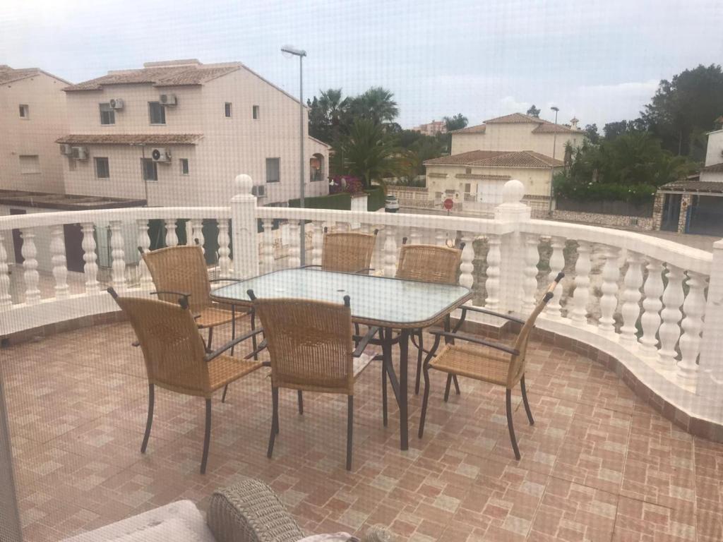 Balkón nebo terasa v ubytování Frente al Mar - Rosales
