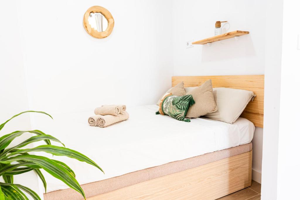 Posteľ alebo postele v izbe v ubytovaní Nature Apartment