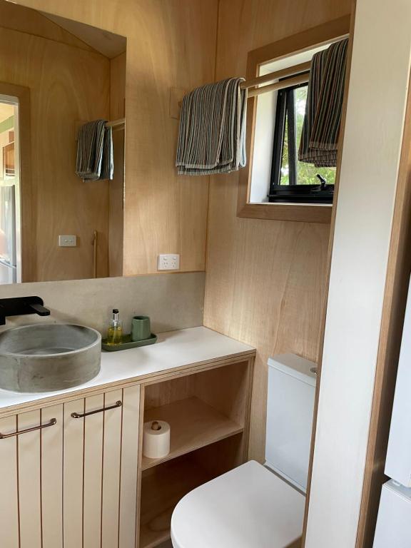 Koupelna v ubytování Marlo Hideaway