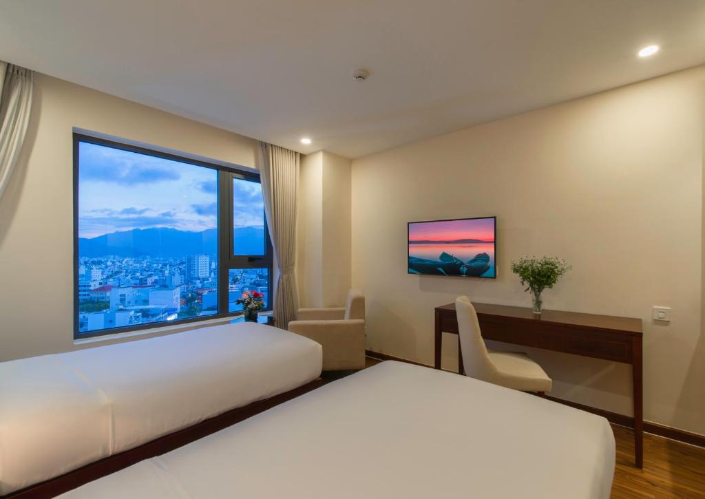 Phòng Deluxe Giường Đôi/2 Giường Đơn Nhìn Ra Thành Phố