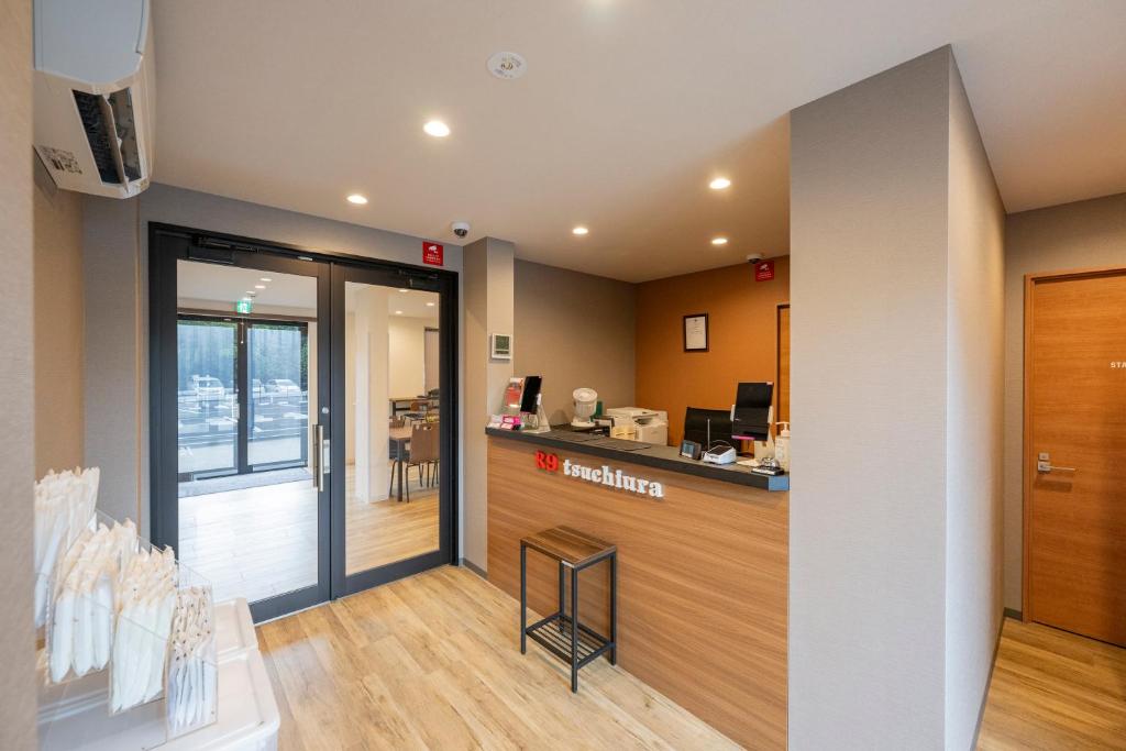 Kuchyň nebo kuchyňský kout v ubytování HOTEL R9 The Yard Tsuchiura