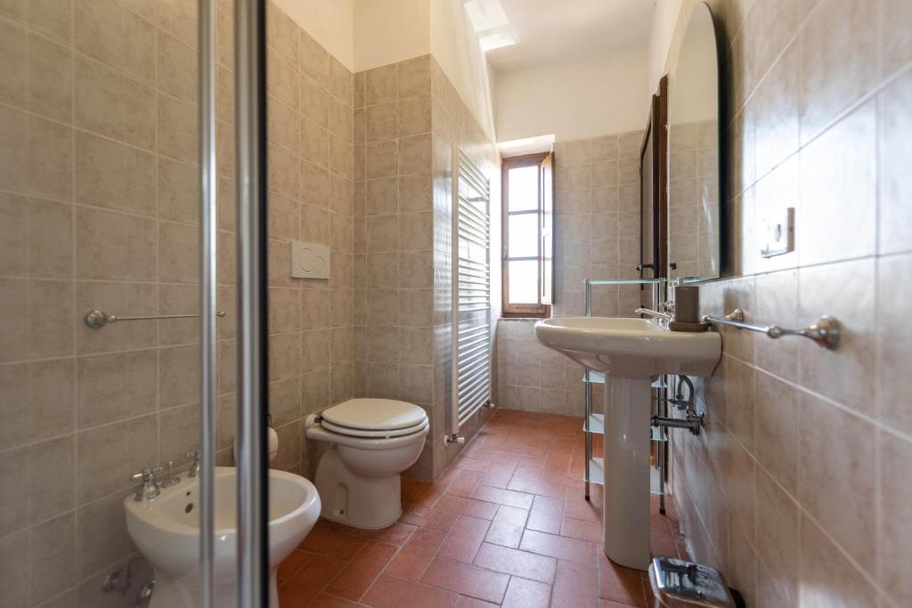 Koupelna v ubytování Villa Cucule