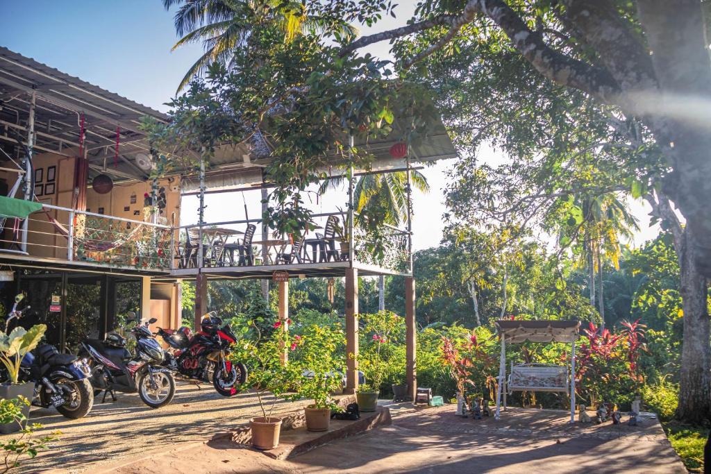 Timba Garden FREE TOWN AND JETTY TRANSPORT外面的花园