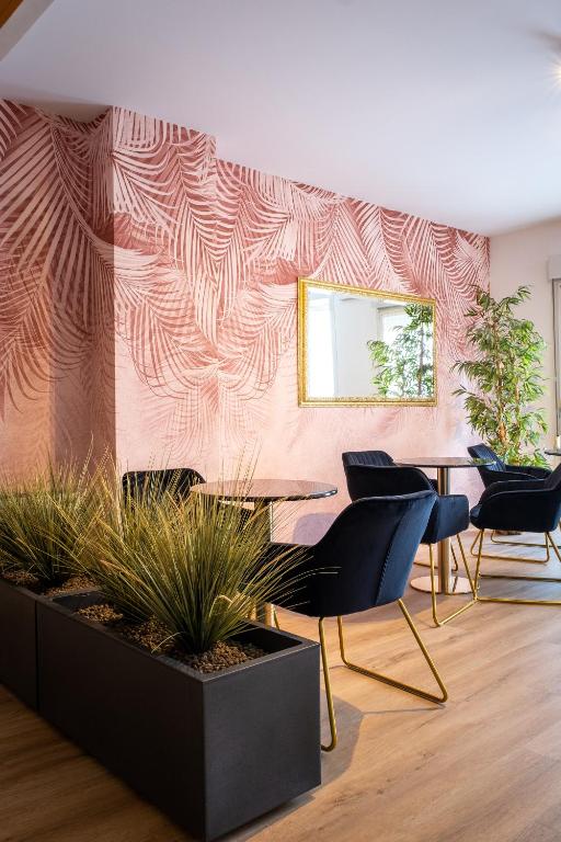 Posezení v ubytování B&B Hotel Roy