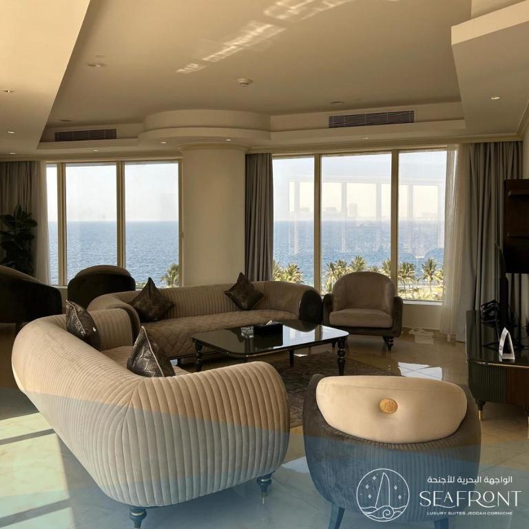 Posezení v ubytování Seafront Luxury Suites Jeddah Corniche