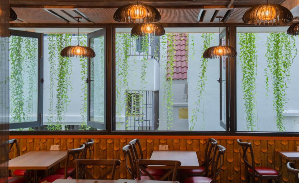 Restaurace v ubytování Aaron Boutique Hotel