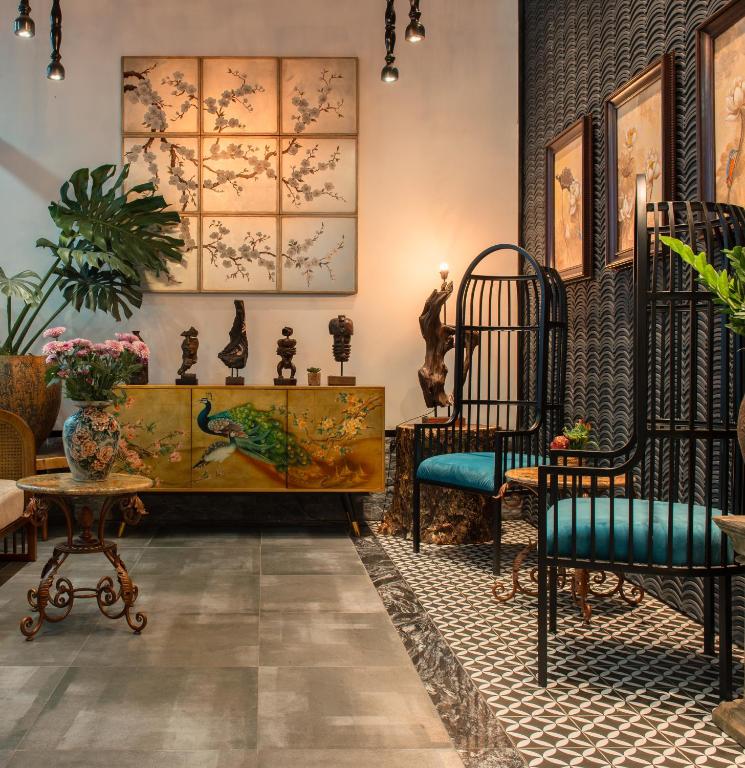 Posezení v ubytování Aaron Boutique Hotel