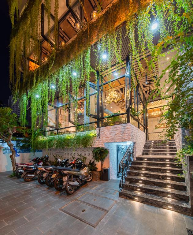 Zahrada ubytování Aaron Boutique Hotel